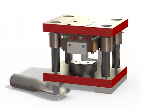 Flattening Die Set — Punch Press Tooling